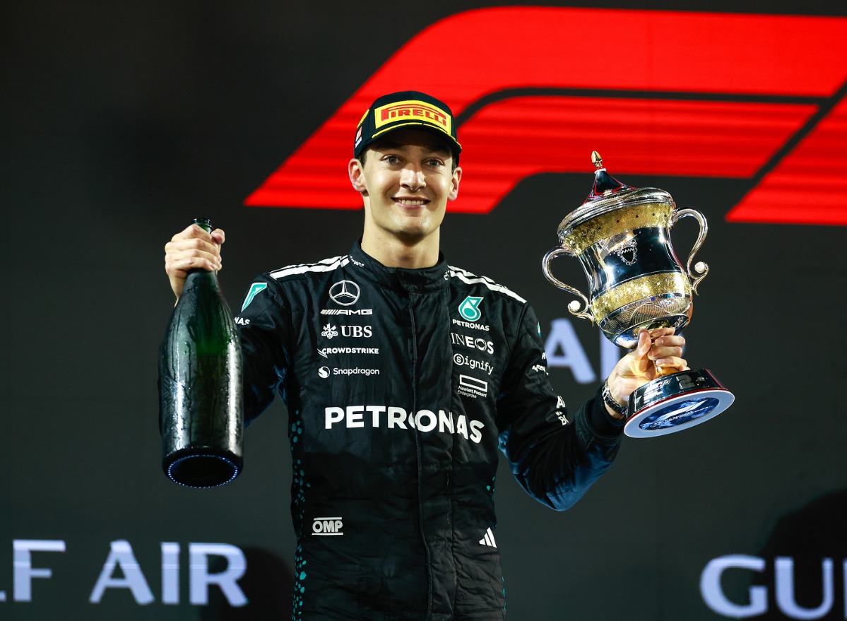 George Russell Grand Prix Bahrajnu 2025 Mercedes F1