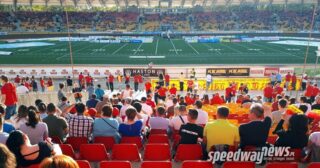 Pożar na Stadionie Olimpijskim!