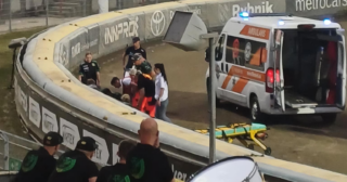 Stadion zamilkł. Koszmarny upadek w Rybniku!