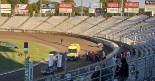 Problemy Włókniarza? Podstawowy zawodnik nie ukończył zawodów