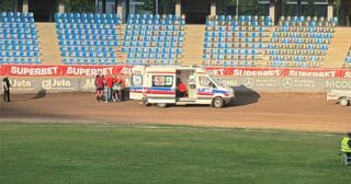 Fatalny wypadek w Toruniu. Wychowanek Sparty pojechał do szpitala