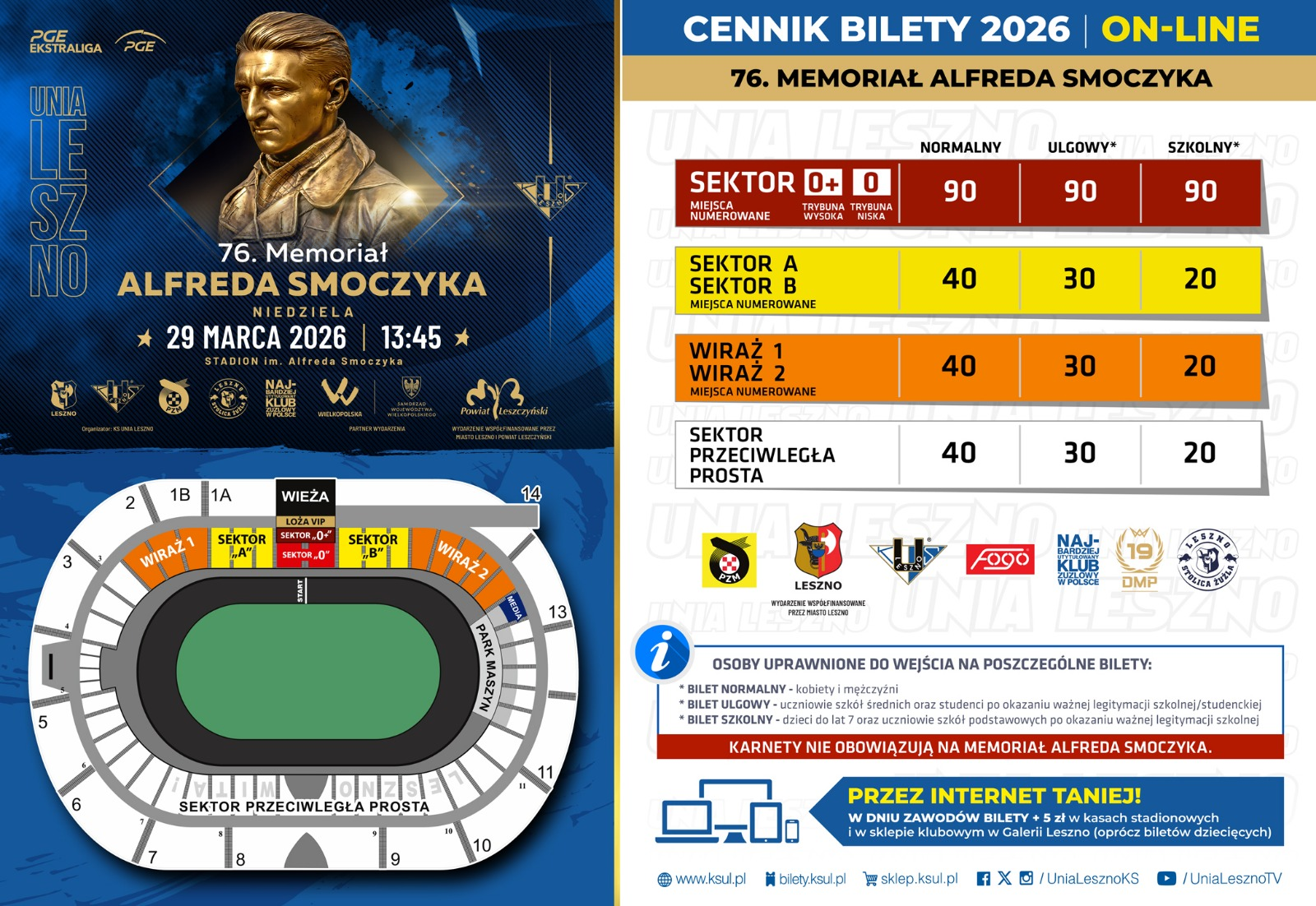 Unia Leszno z ogłoszeniem. Wiemy co z biletami na memoriał