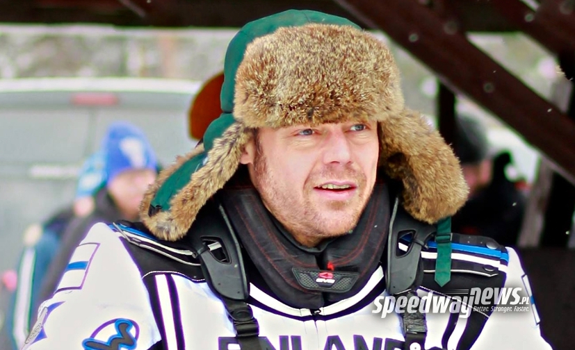Mats Järf ponownie mistrzem Finlandii w ice speedwayu
