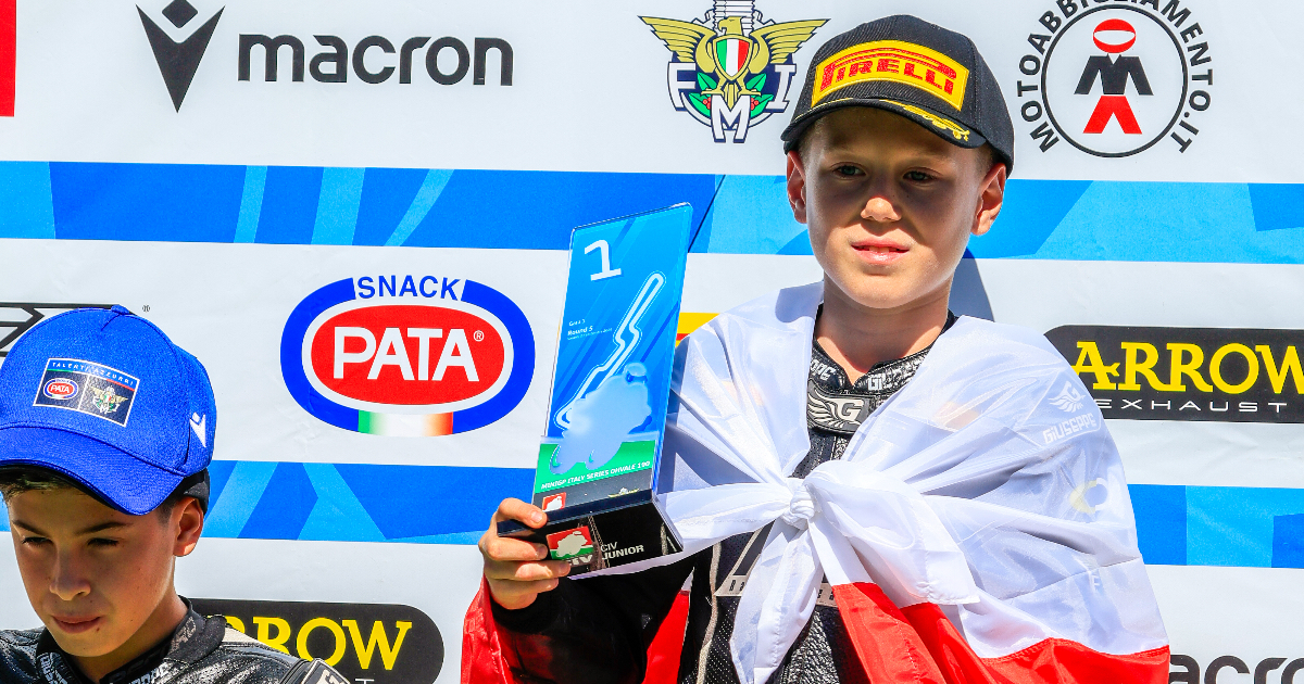 Jan Babiarz wicemistrzem Włoch CIV Junior 2026! Polak wygrał w Varano